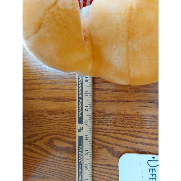 Vintage Teddy Bear Plush 10" Stuffed Animal Toy in Striped Long Sleeve Shirt - Picture 7 of 7